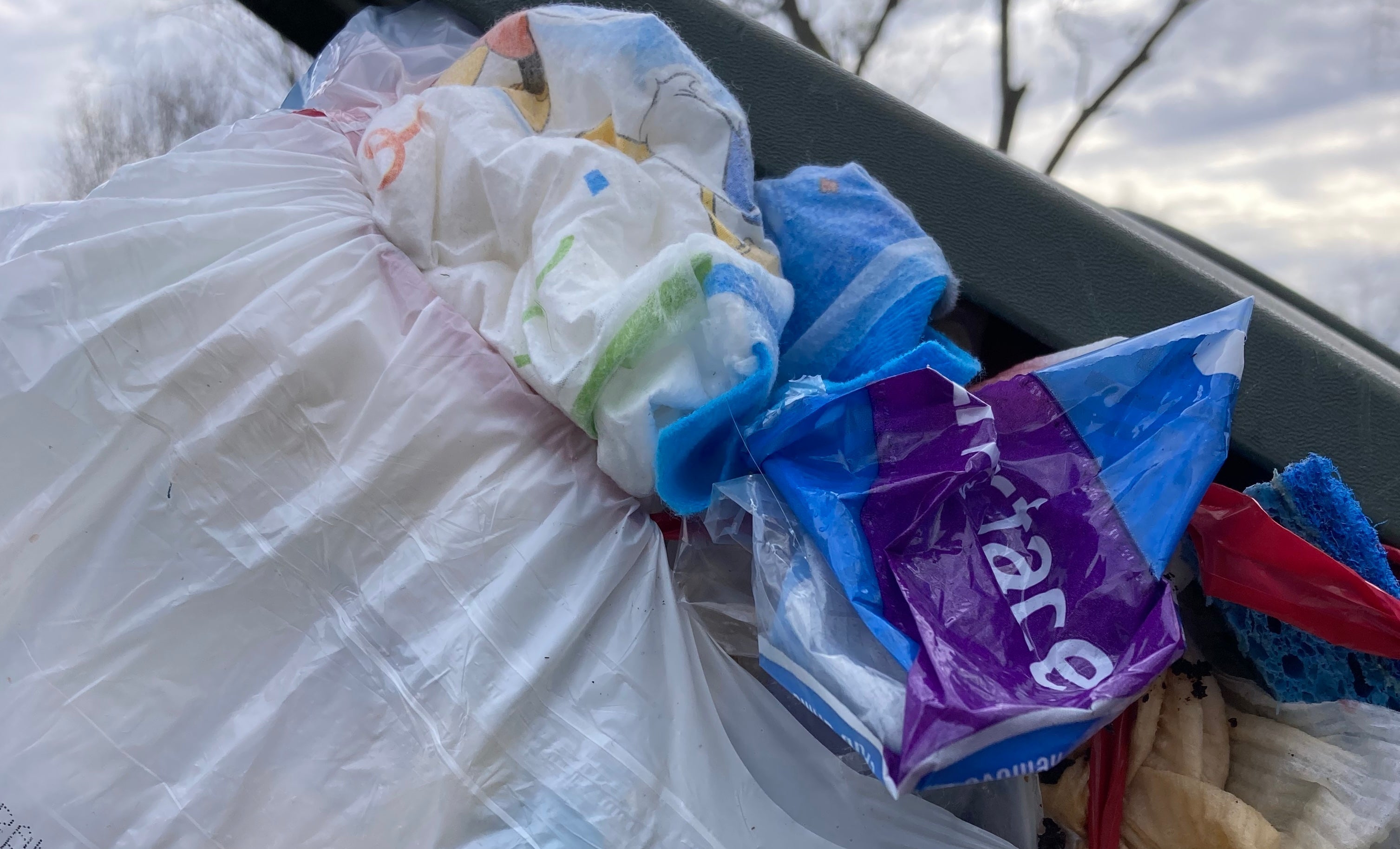 Want to visit your baby diapers in the landfill? Because they’re still there.
