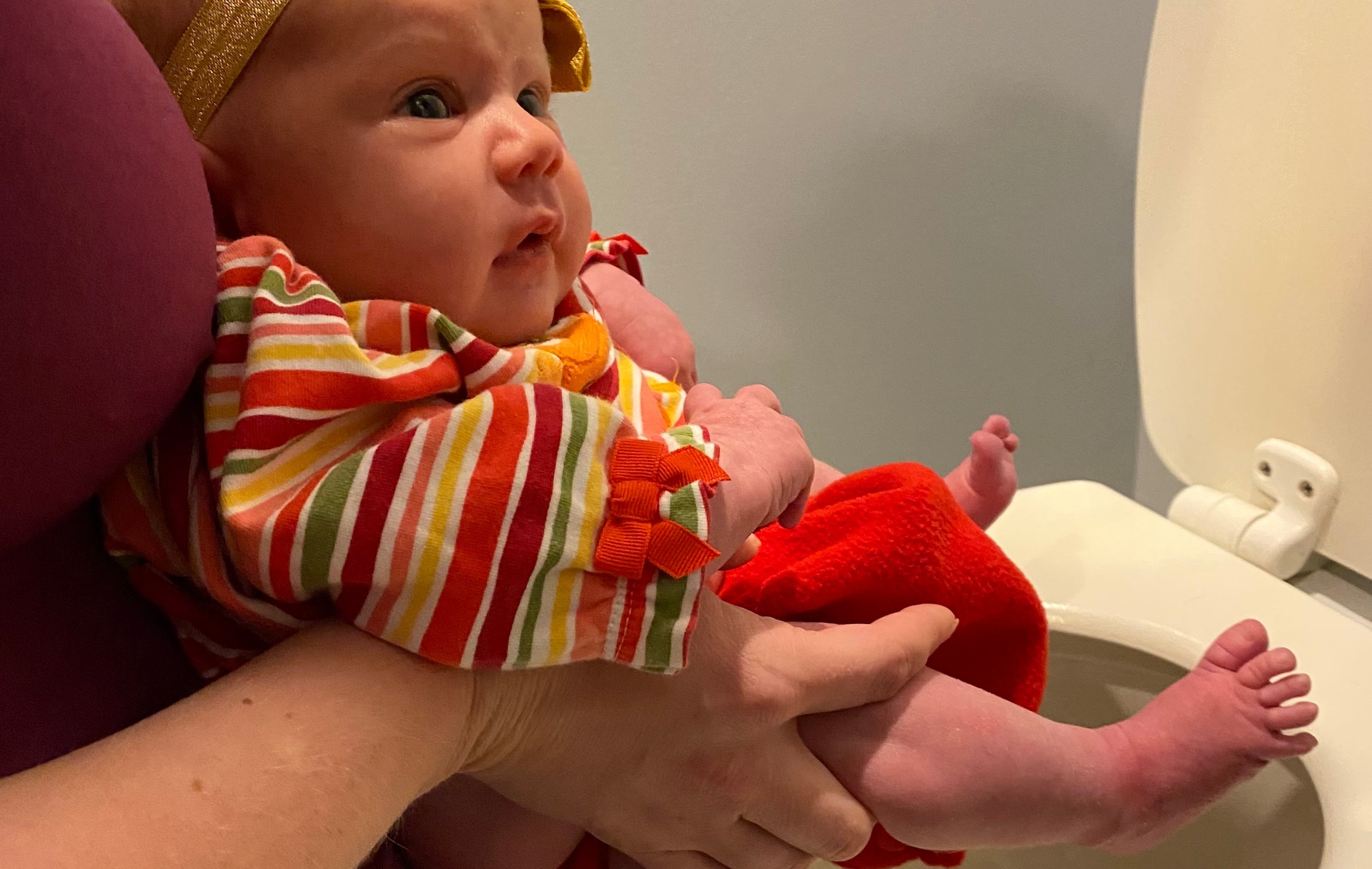 How to potty train your baby:  Newborn Elimination Communication