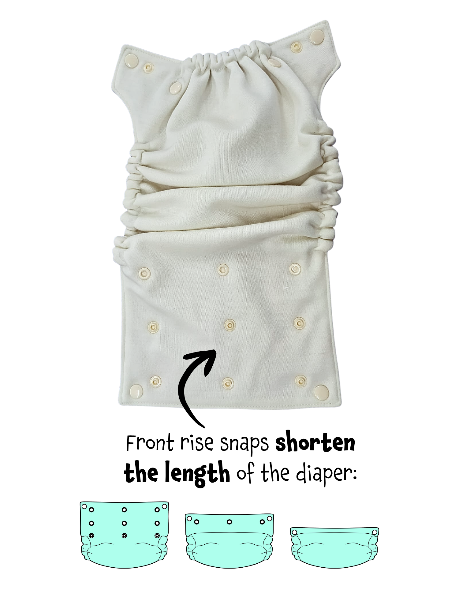 NEW! Adjustable Merino Wool Diaper Cover and Belt