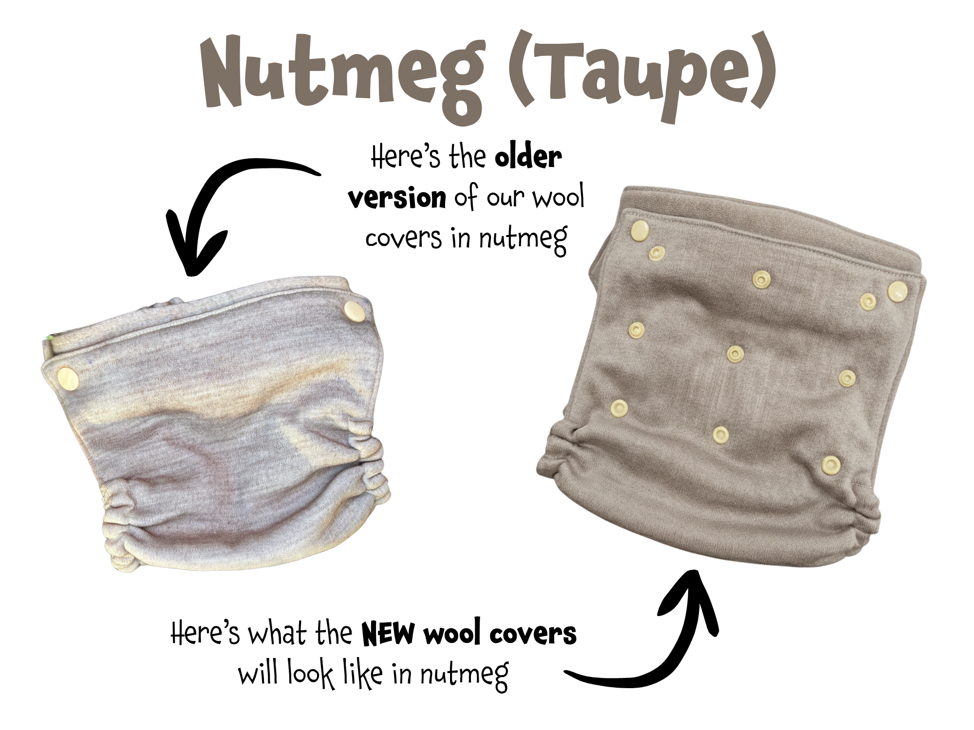 NEW! Adjustable Merino Wool Diaper Cover and Belt