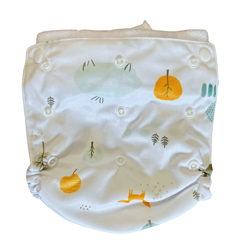All-in-Two Diaper Cover and Belt (Printed PUL)