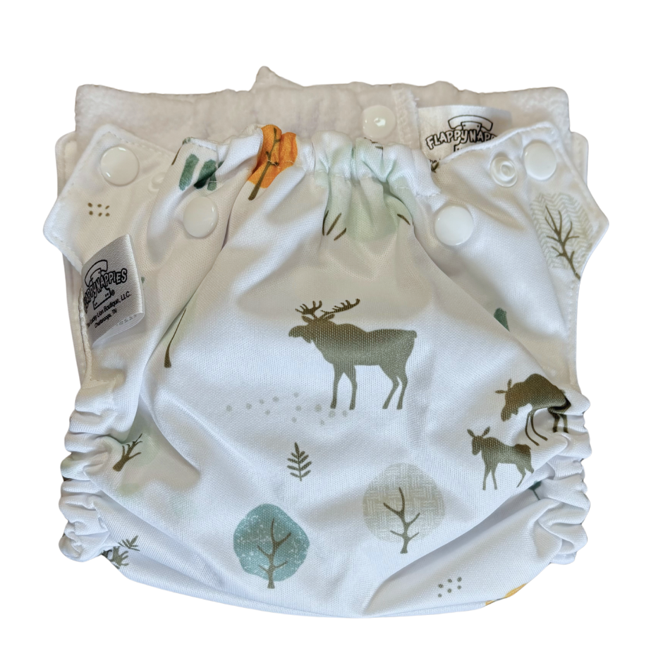 All-in-Two Diaper Cover and Belt (Printed PUL)