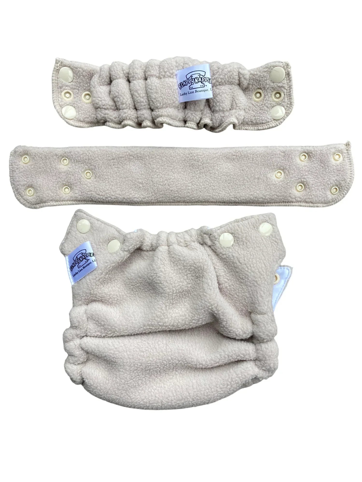 CLEARANCE:  All-In-Two Diaper and Belt (PUL/Fleece)