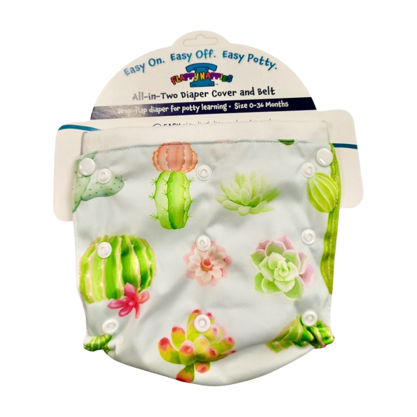 All-in-Two Diaper Cover and Belt (Printed PUL)