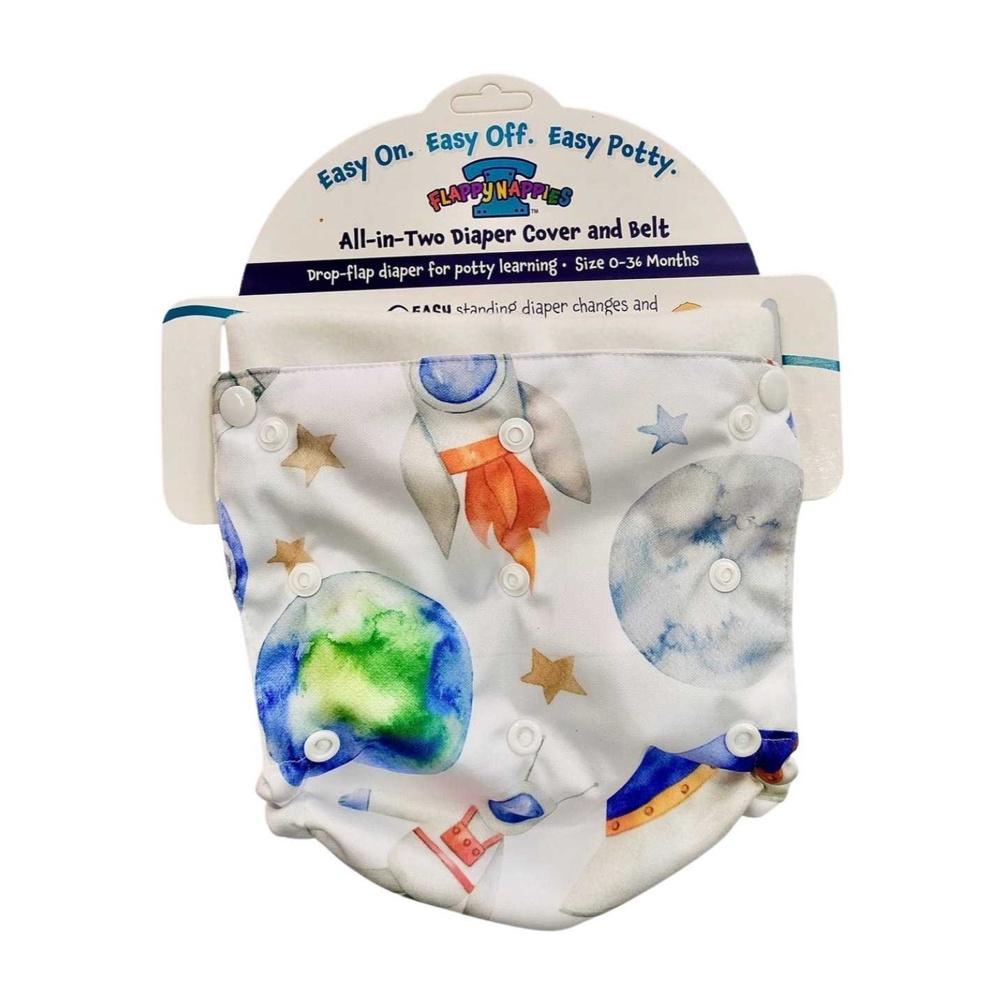 All-in-Two Diaper Cover and Belt (Printed PUL)