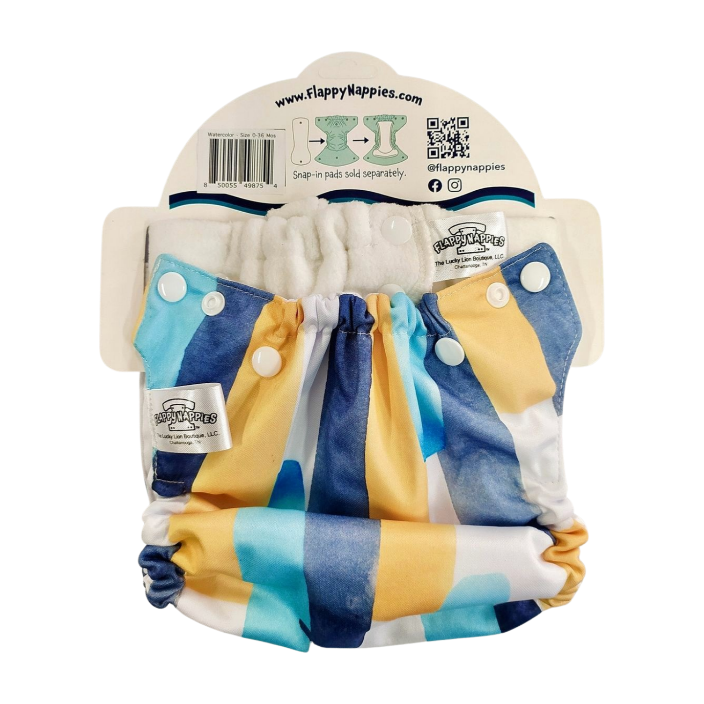 All-in-Two Diaper Cover and Belt (Printed PUL)