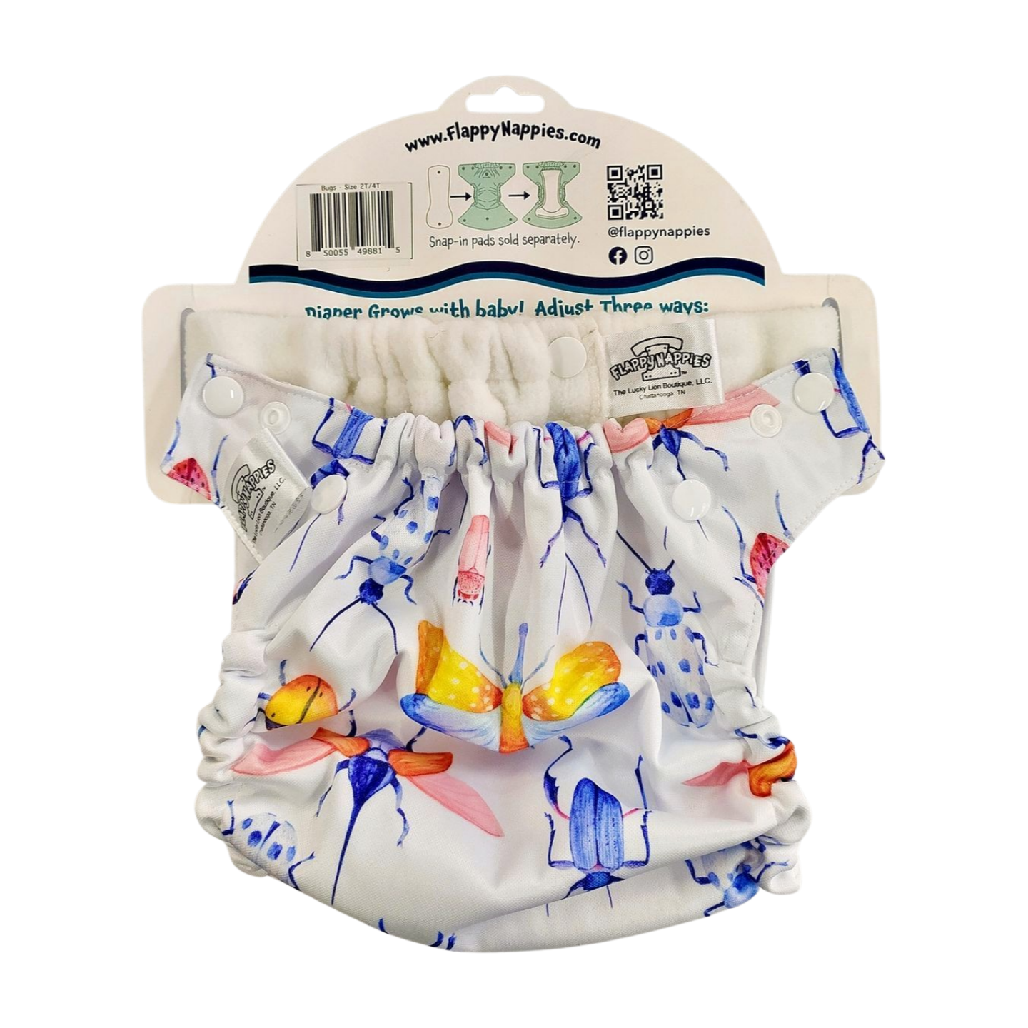 All-in-Two Diaper Cover and Belt (Printed PUL)