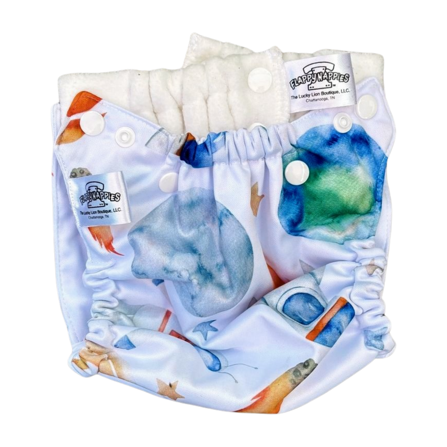 All-in-Two Diaper Cover and Belt (Printed PUL)