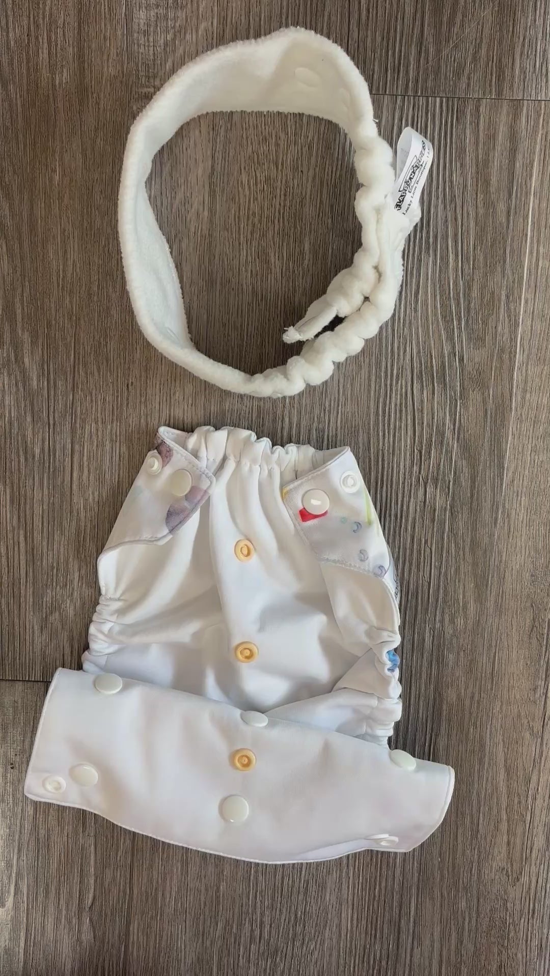 All-in-Two Diaper Cover and Belt (Printed PUL)