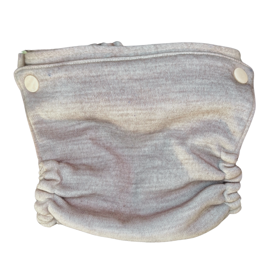 Merino Wool All-In-Two Diaper Cover and Belt