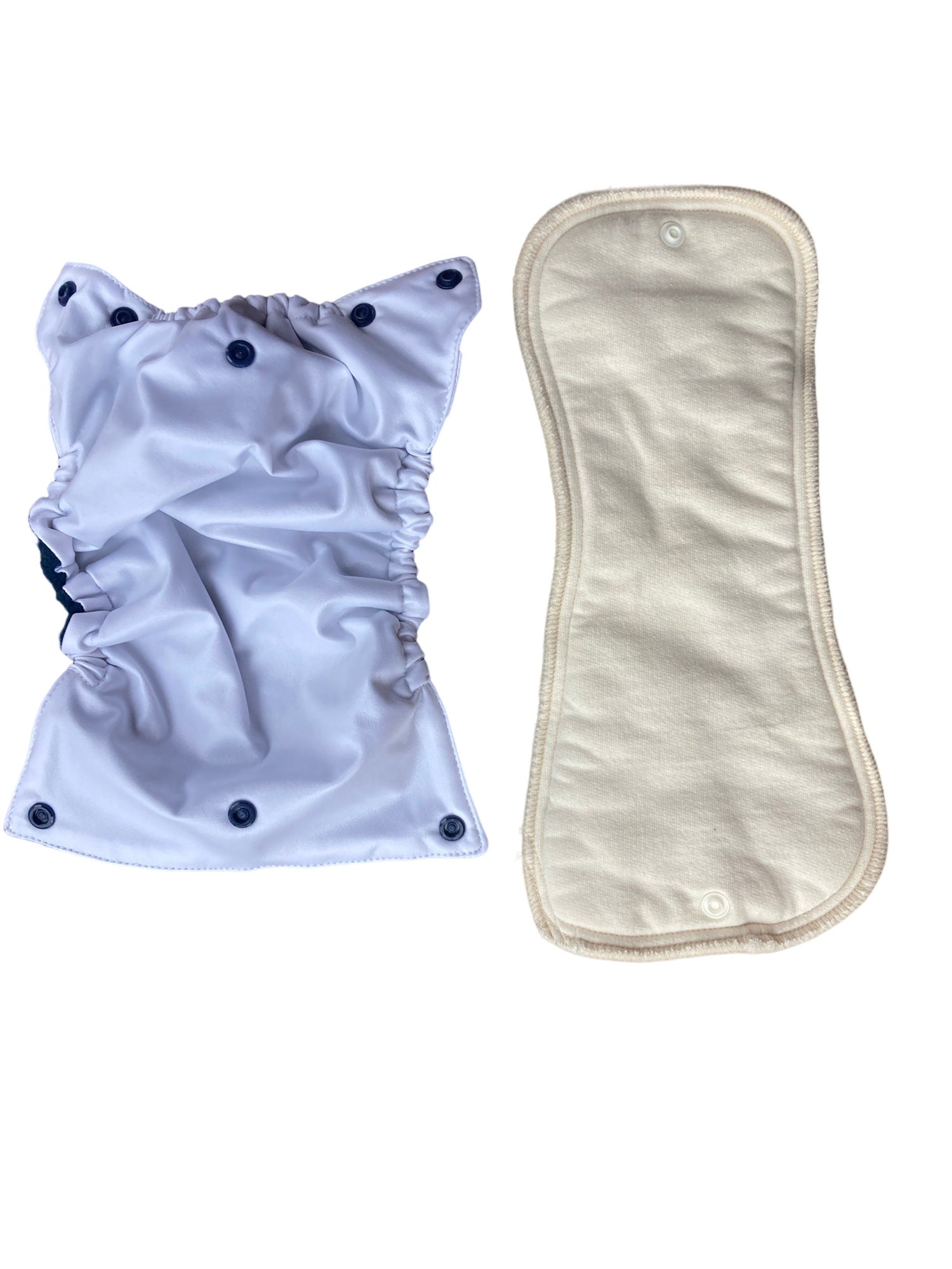 Royal Blue Fleece All-In-Two Flappy-Nappy Diaper Cover